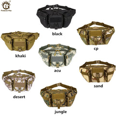 Waterproof Military Waist Bag Women Men Messenger