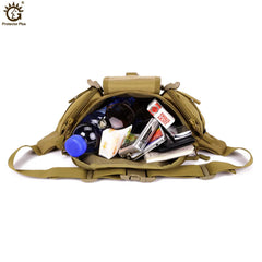 Waterproof Military Waist Bag Women Men Messenger