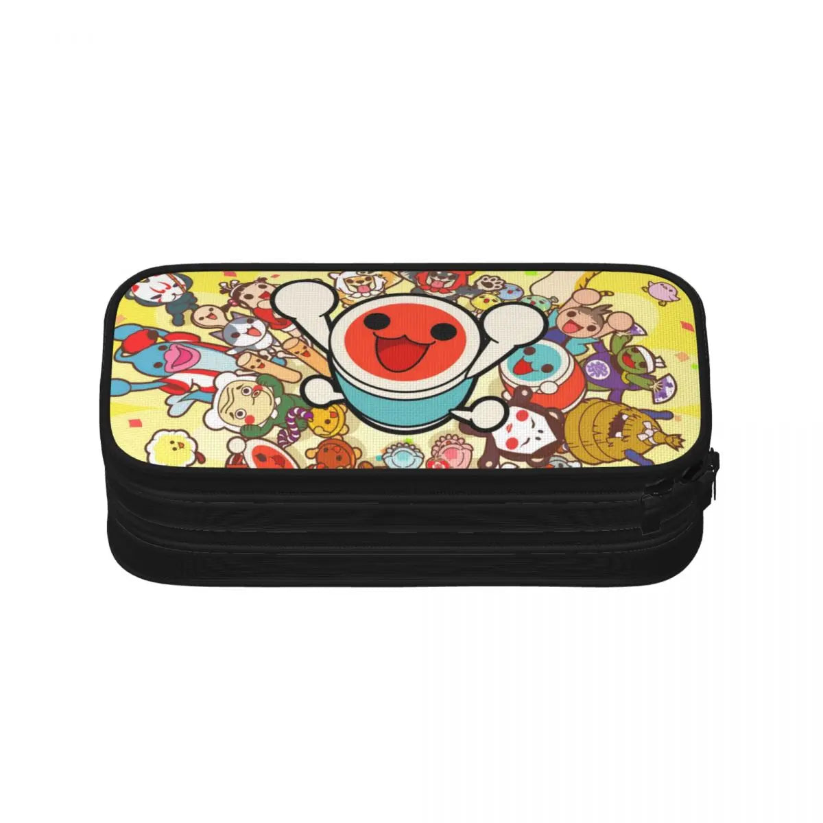 Taiko No Tatsujin Pen Box Student School Anime Zipper Pen Bag