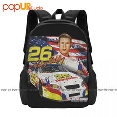 Talladega Nights Ricky Bobby Racing Backpack Large Capacity Gym Art Print