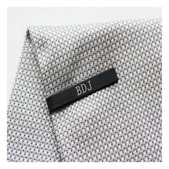 Tangula Tie Clip Stainless Steel Success Men Suit Name Logo Tie Clip