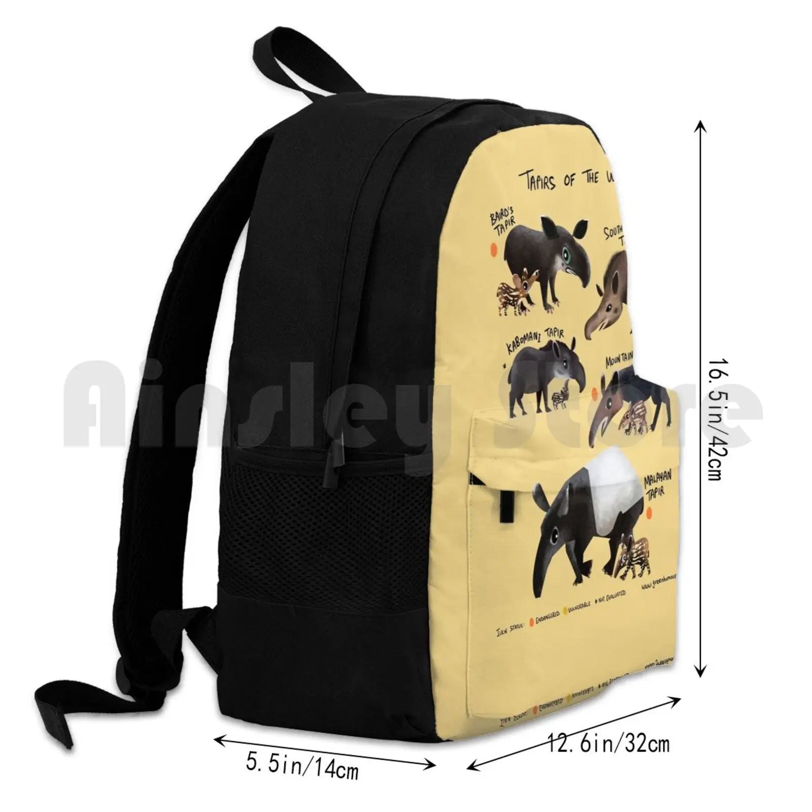 Tapirs Of The World Outdoor Hiking Backpack Waterproof Camping Travel