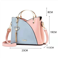 Tassel Bucket Crossbody Bags Leather Handbags for Women