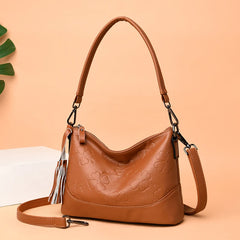 Tassel Handbag High Leather Crossbody Bags for Women