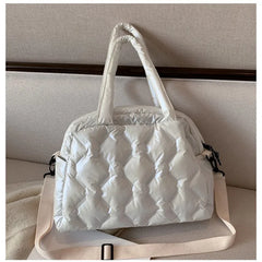Embroidered Tassel Messenger Bag for Women - Chain Crossbody Bag