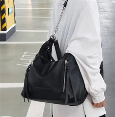 Tassel Women Handbag Chain Shoulder Bag PU Leather Crossbody Bags Totes