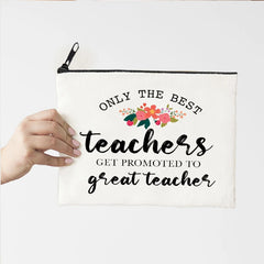 Teacher Makeup Bag Pencil Pouch Back To School Teachers' Gift