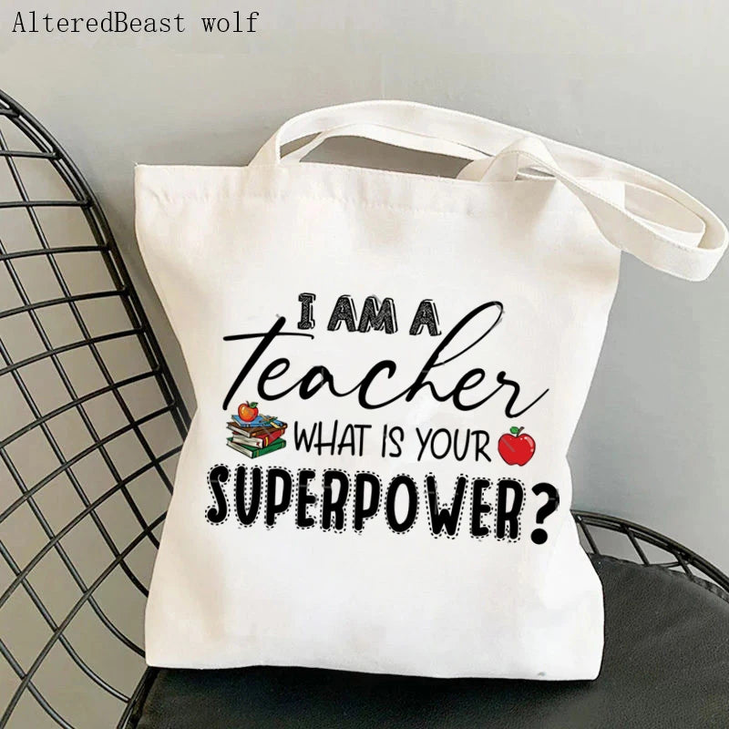Teacher Supplies Shopper Bag for Money & Fame