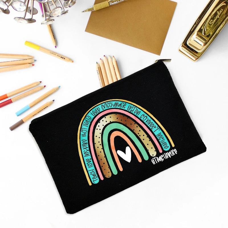 Teachers' Gift Makeup Bag Teacher Survival Kit Pencil Pouch