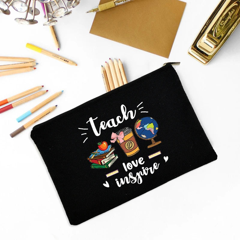 Teacher Survival Kit Gift Makeup Bag Pencil Pouch High School Graduation