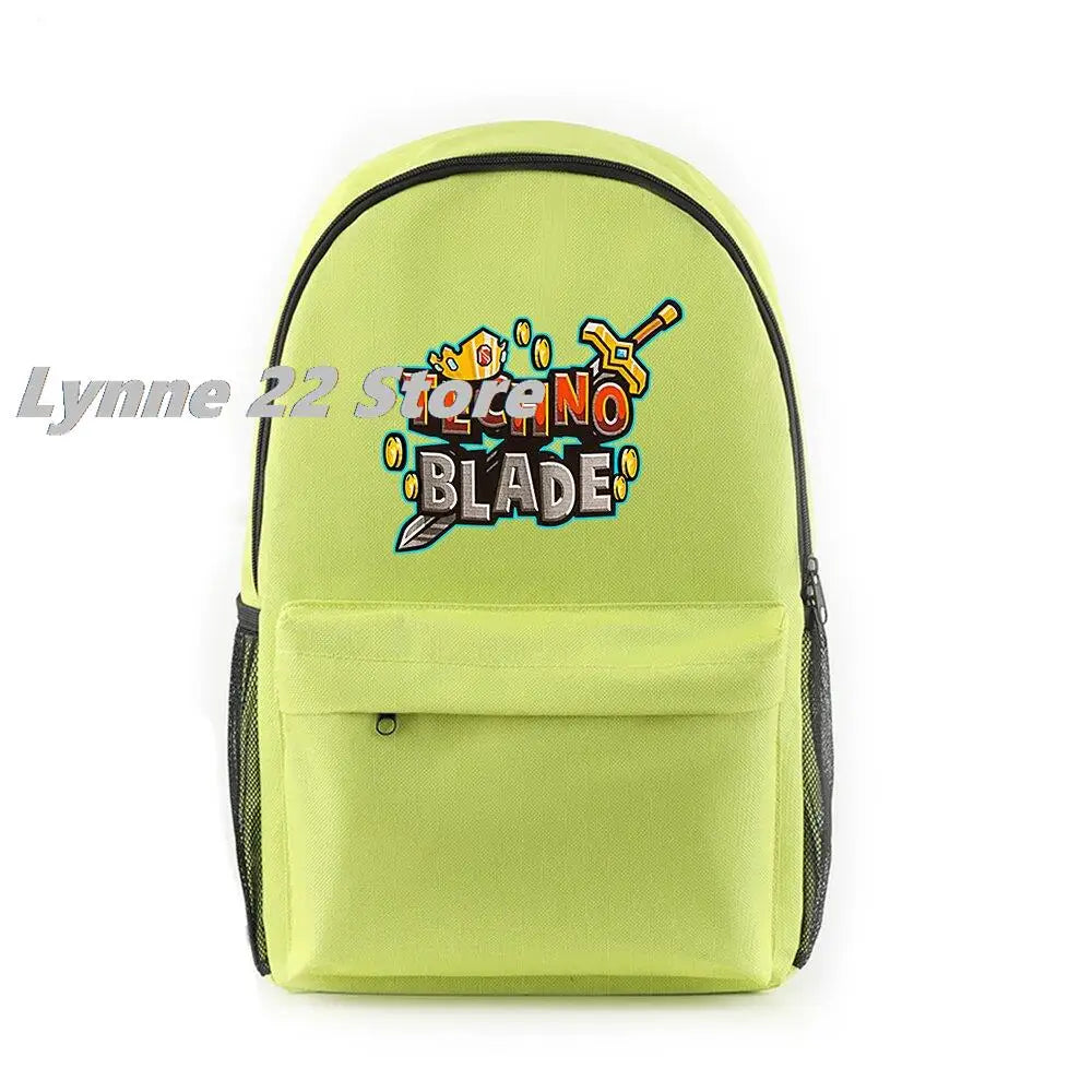 Technoblade Never Dies Men Women Backpack Waterproof Laptop Schoolbag
