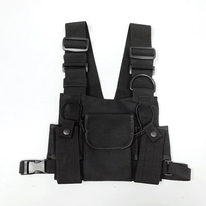 Techwear Tactical Chest Rig Bag Men Streetwear Sling Military Waist Pack
