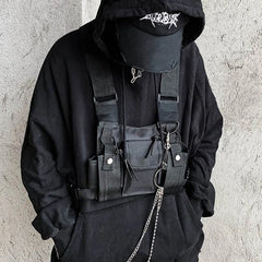 Techwear Tactical Chest Rig Bag Men Streetwear Sling Military Waist Pack