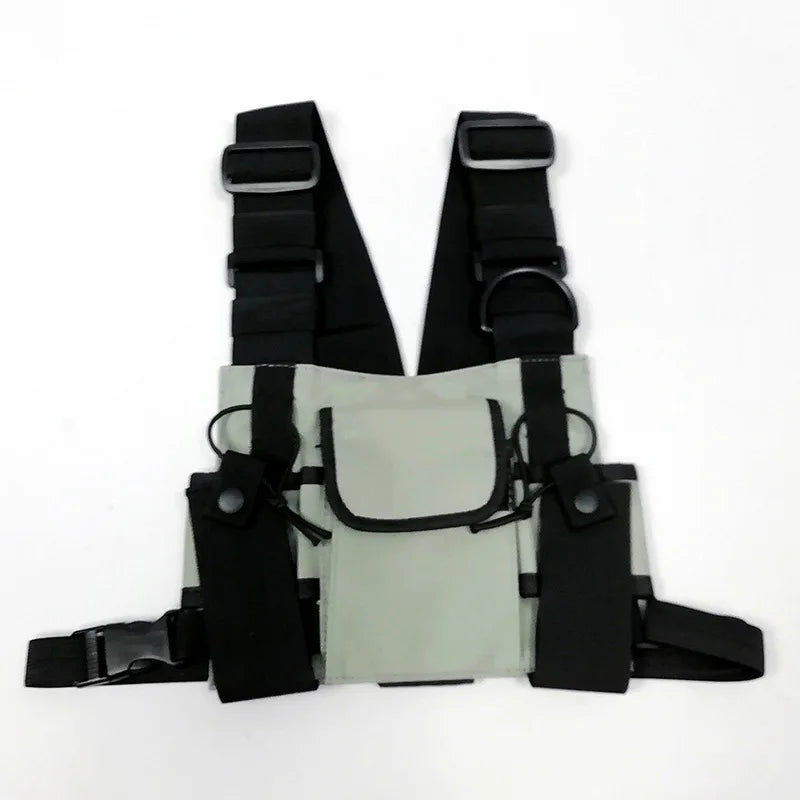 Techwear Tactical Chest Rig Bag Men Streetwear Sling Military Waist Pack