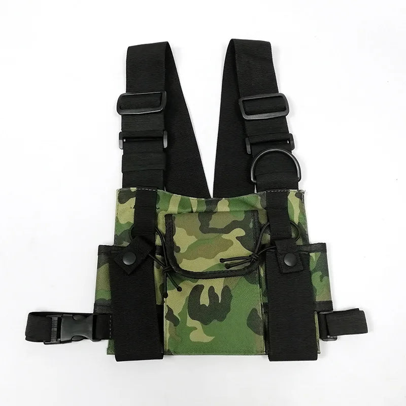 Techwear Tactical Chest Rig Bag Men Streetwear Sling Military Waist Pack