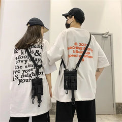 Techwear Sling Crossbody Bag Japanese Style Hip Hop Tactical Mini Chest