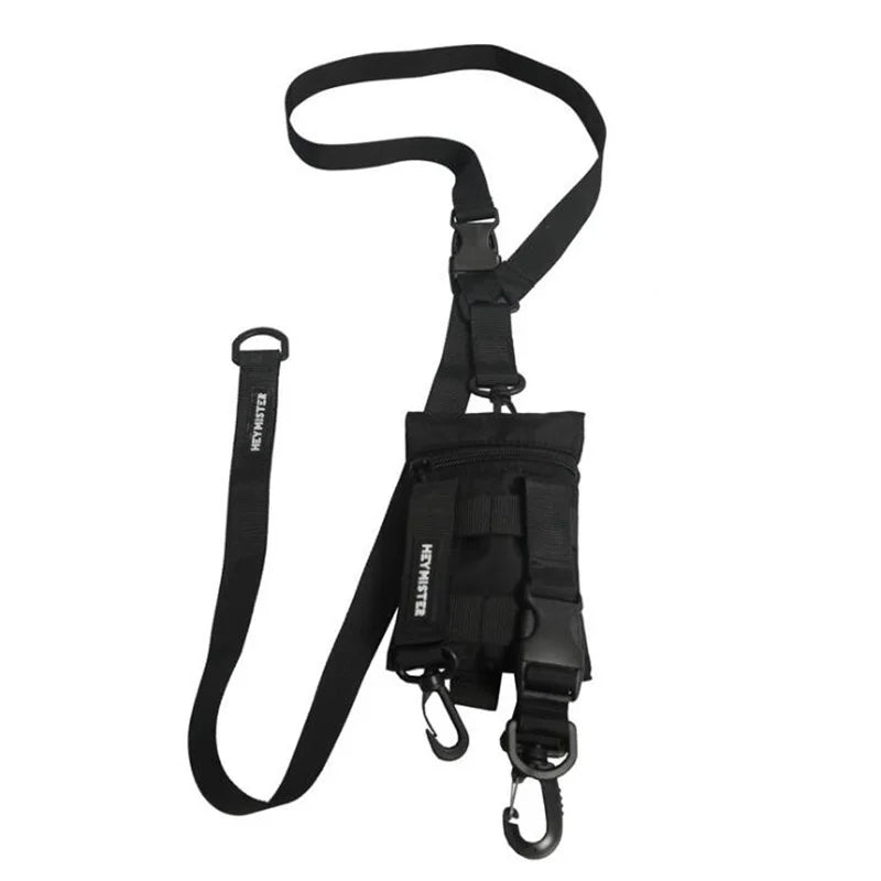 Techwear Sling Crossbody Bag Japanese Style Hip Hop Tactical Mini Chest