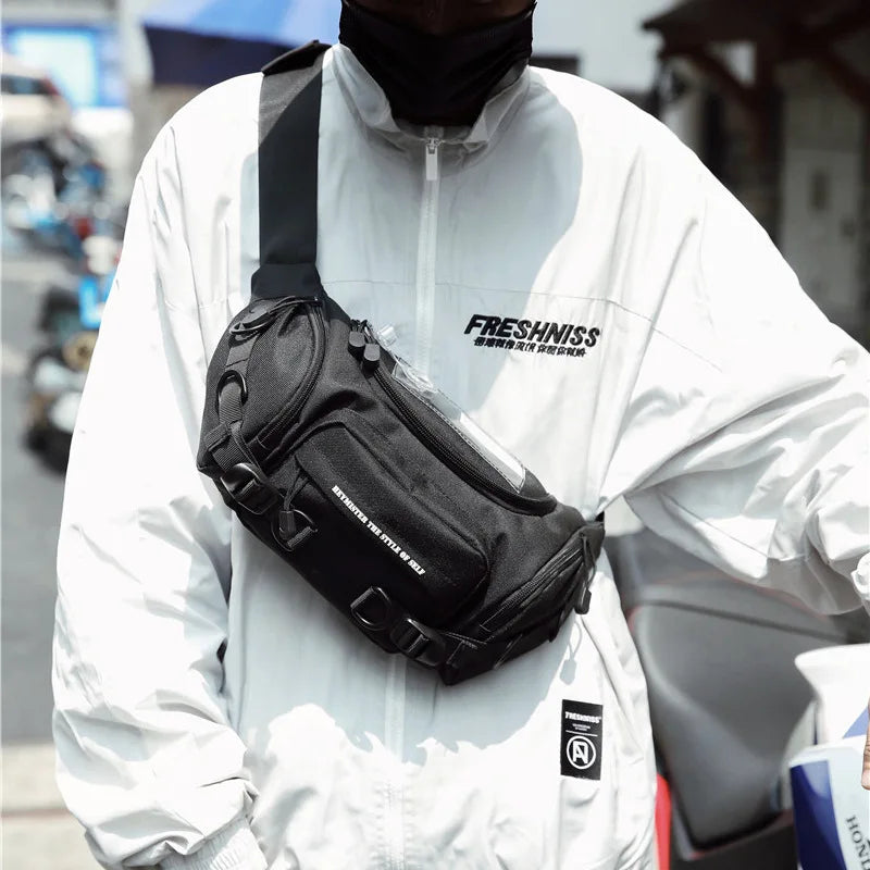Techwear Style Chest Waist Bag Outdoor Tactical Fanny Pack