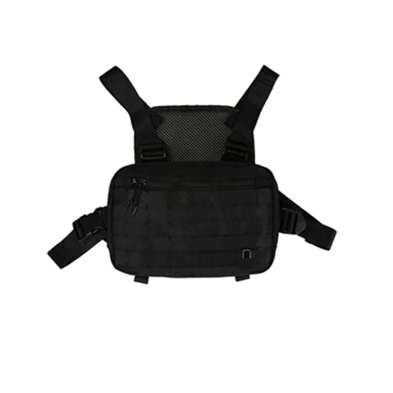 Techwear Tactical Chest Rig Bag Hip Hop Streetwear Military Cross Shoulder Bags
