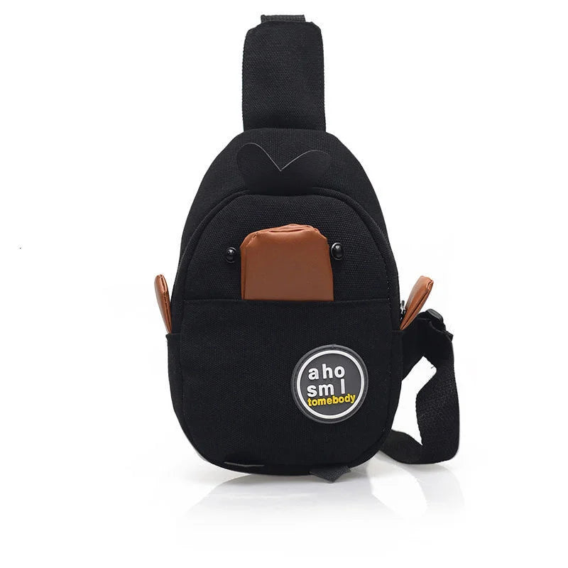 Teen Girls Sports Shoulder Crossbody Bag Canvas Chest Pack