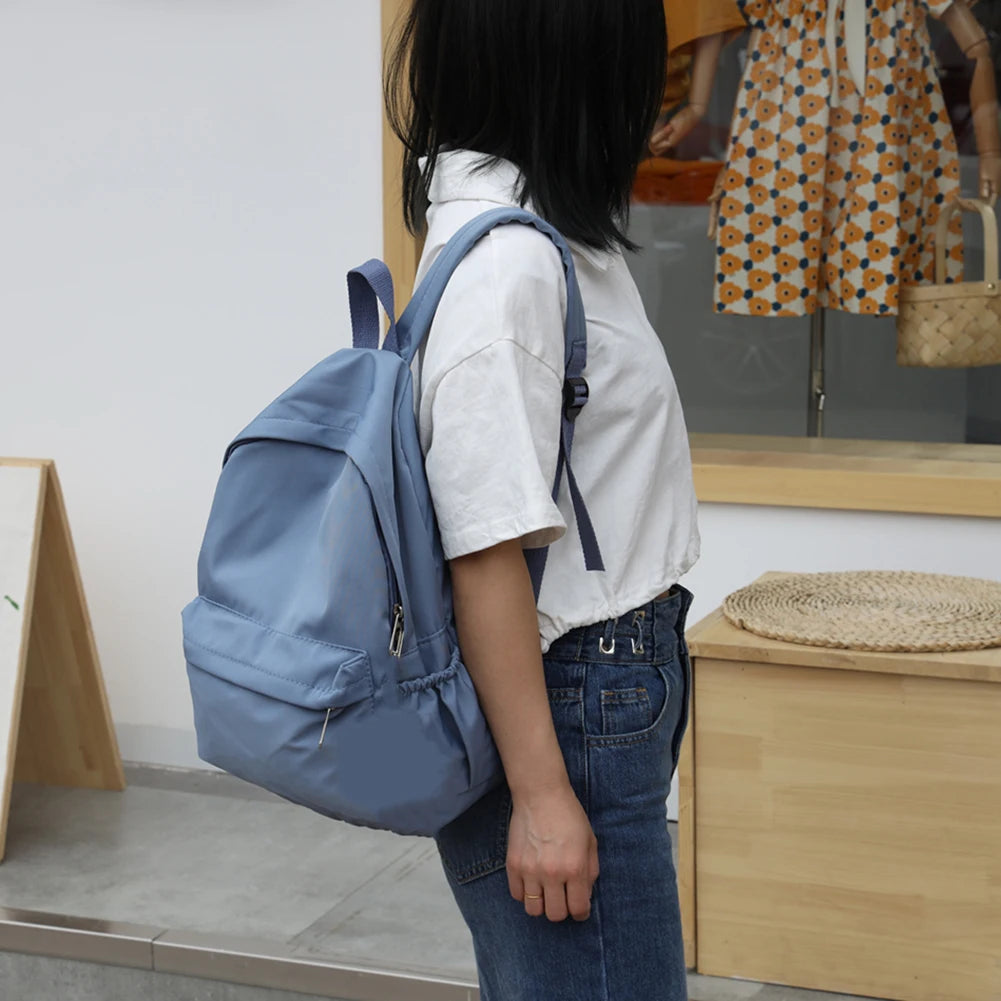Girls Flower School Bag Backpack Large Student Bookbags Nylon Bagpack