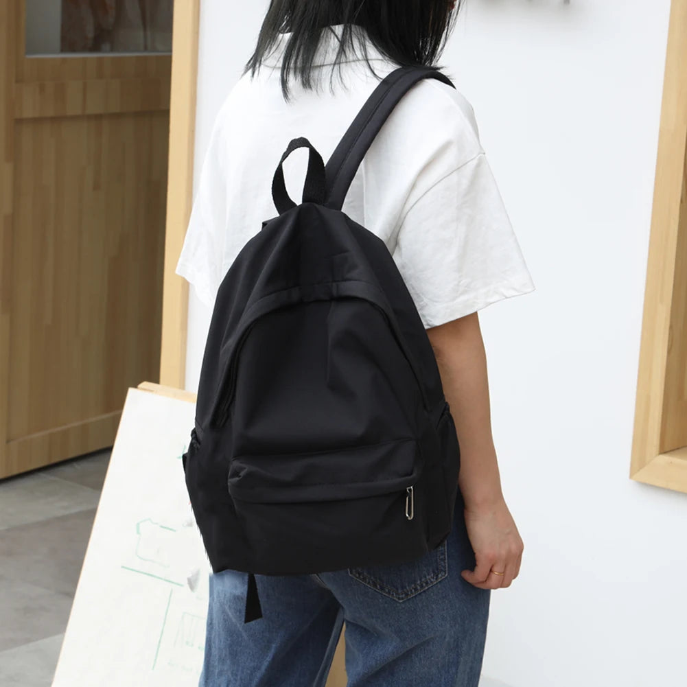 Girls Flower School Bag Backpack Large Student Bookbags Nylon Bagpack