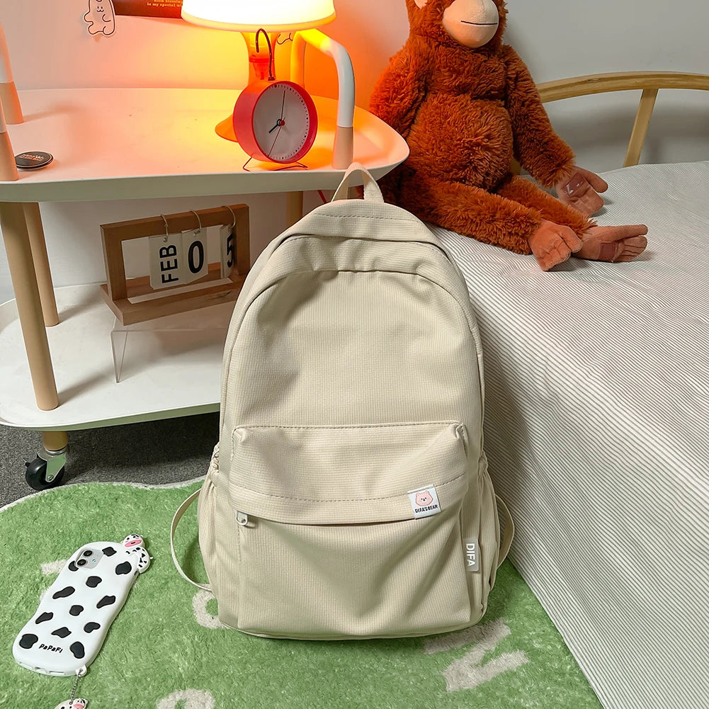 Teen School Bag for Girls Backpack Women Bookbag Middle Student Schoolbag