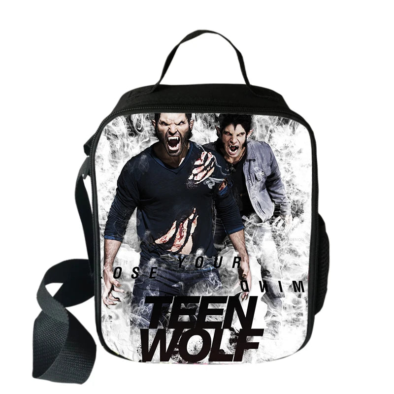 Teen Wolf Cooler Lunch Bag Men Women Portable Thermal Food Picnic Bags