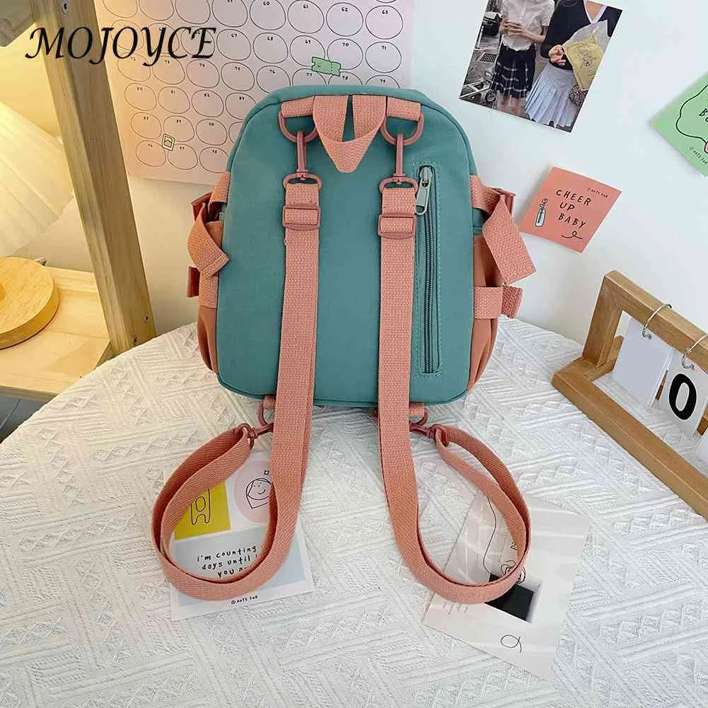 Girls Cartoon School Backpacks Nylon Travel Rucksack