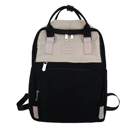 Girls Travel Backpack Waterproof Nylon Schoolbag