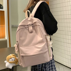 Teenage Girls Anti-Theft Backpack Women School Bag
