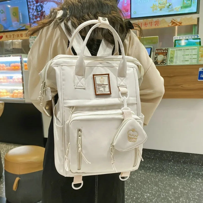 Teenage School Bag For Girls Backpack Women Printing Bookbags Middle Student Sch