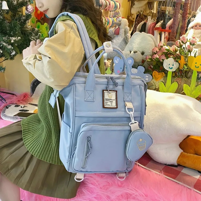 Teenage School Bag For Girls Backpack Women Printing Bookbags Middle Student Sch