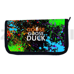 Teenager Goose Goose Duck 3D Wallet Print Pattern Game Wallet Men Women Cartoon