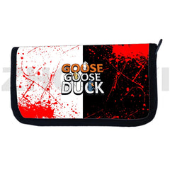 Teenager Goose Goose Duck 3D Wallet Print Pattern Game Wallet Men Women Cartoon