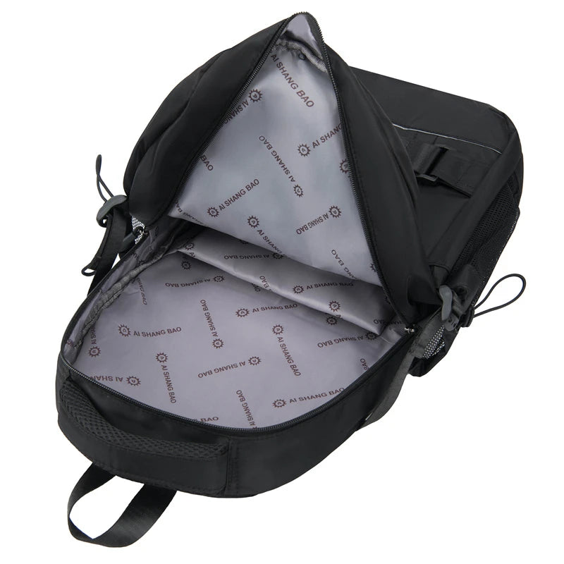 Teenager School Backpack Men and Women Street Back Pack Leisure Outdoor Hiking B