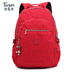 Tegaote Backpack for Women Girls Large Capacity Men Teenage Mochila Feminine Nyl