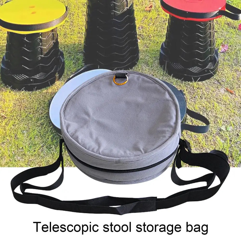 Portable Telescoping Stool Pouch for Outdoor Activities