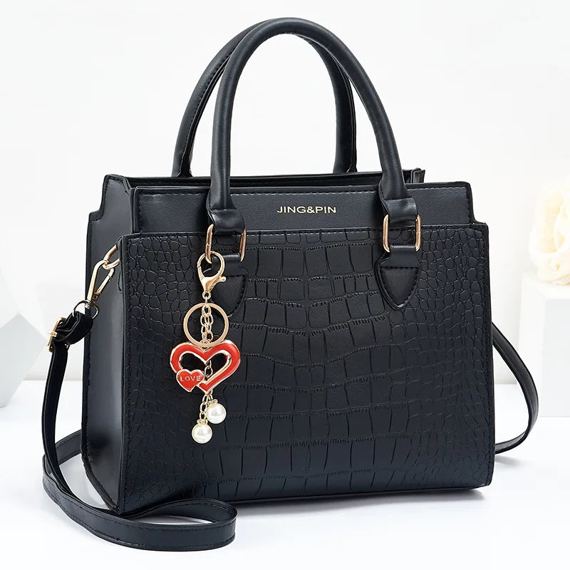 Temperament All-match Single Shoulder Handbag Women Autumn Large-capacity Ladies