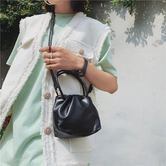 Temperament Women Bags Crossbody Shoulder Handbag Slung Bucket Bag