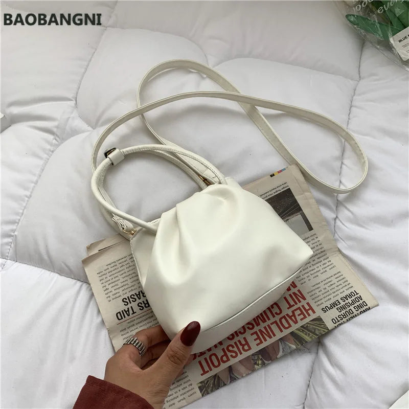 Temperament Women Bags Crossbody Shoulder Handbag Slung Bucket Bag
