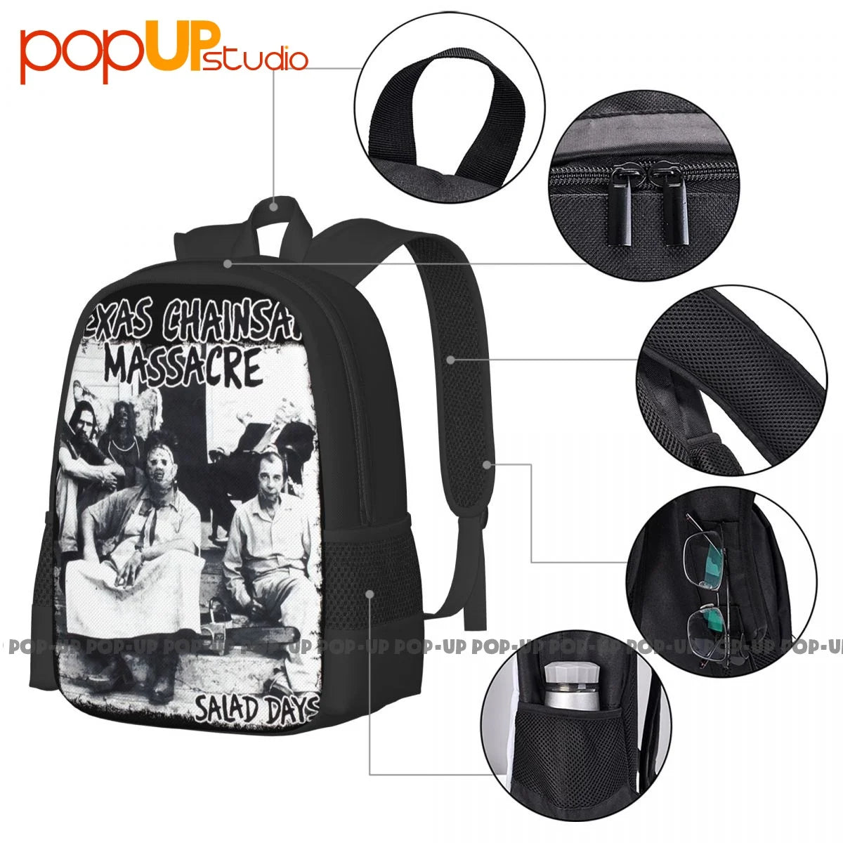 Texas Chainsaw Massacre Salad Days Horror Movie Backpack