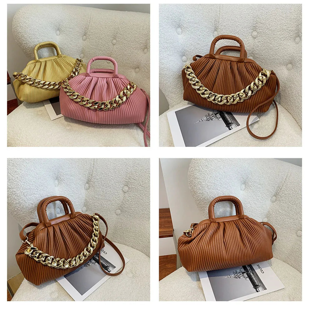 Cloud Crossbody Bags Women Handbags Folds Shoulder Bags