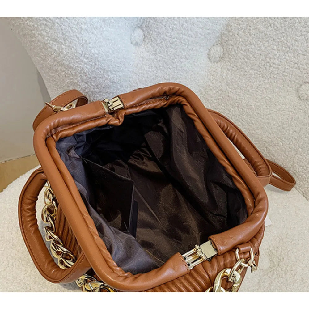 Cloud Crossbody Bags Women Handbags Folds Shoulder Bags
