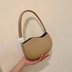 One Shoulder Bag PU Soft Leather Handbags Women's Armpit Bags