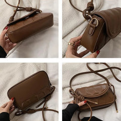 Shoulder Bags Women PU Leather Hasp All-match Cross-body Handbags