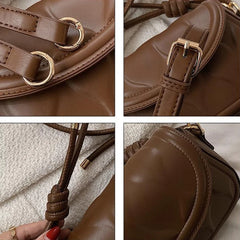 Shoulder Bags Women PU Leather Hasp All-match Cross-body Handbags
