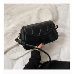 Shoulder Bags Women PU Leather Hasp All-match Cross-body Handbags