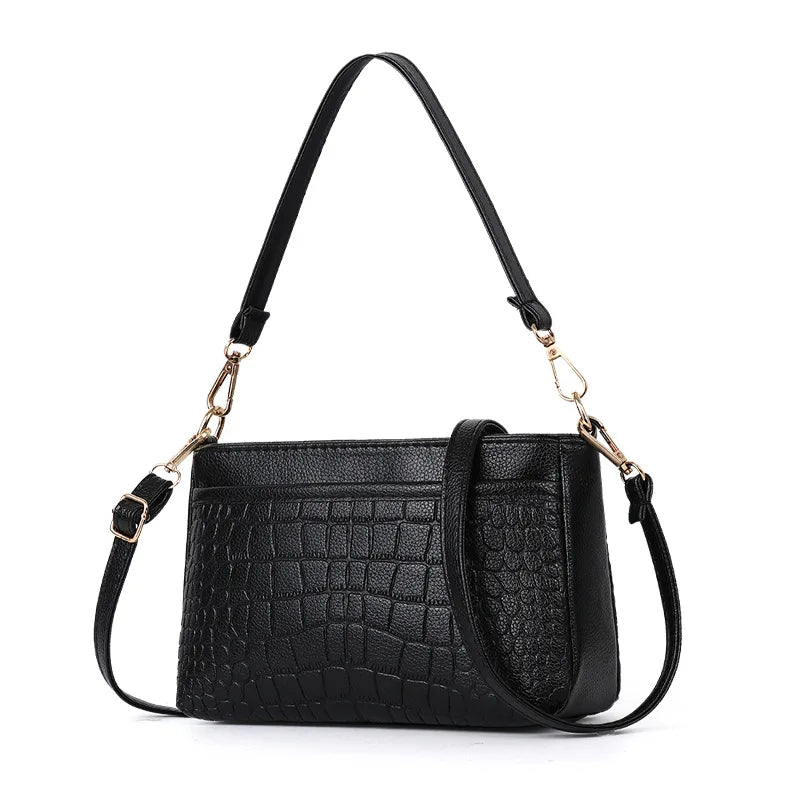 Textured Messenger Bag Women's Fall Casual Mother Bag