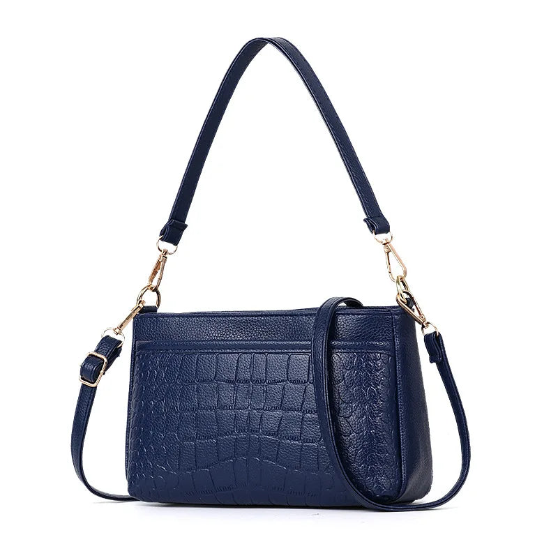 Textured Messenger Bag Women's Fall Casual Mother Bag